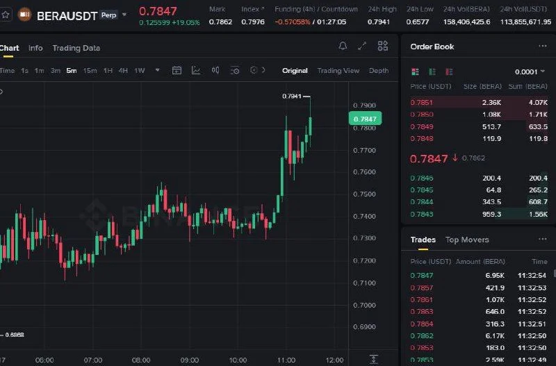 BERA Futures Setup Chart - Signal #BERA60269138