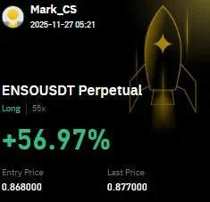 ENSO Futures Profit Proof (+56%) - CryptoSphere Audited Signal Setup