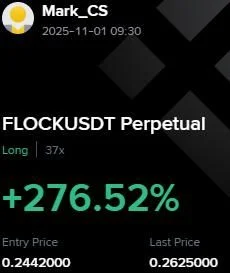 FLOCK Futures Profit Proof (+276%) - CryptoSphere Audited Signal Setup