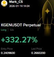 KGEN Futures Profit Proof (+330%) - CryptoSphere Audited Signal Setup