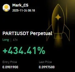 PARTI Futures Profit Proof (+434%) - CryptoSphere Audited Signal Setup