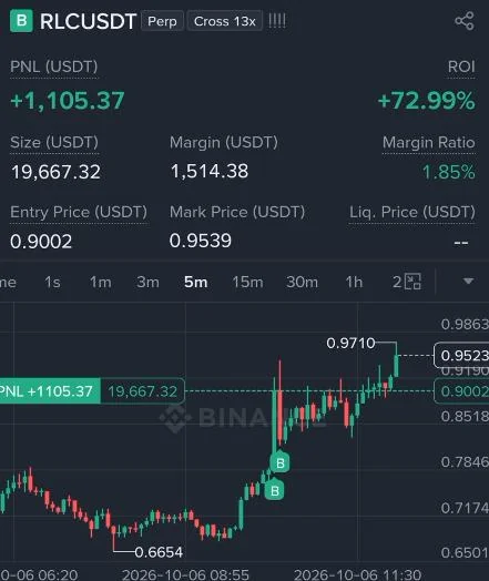 RLC Futures Profit Proof (72%) - CryptoSphere Audited Signal Setup