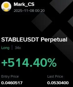 STABLE Futures Profit Proof (+514%) - CryptoSphere Audited Signal Setup