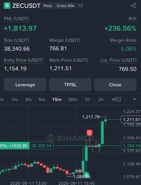 ZEC Futures Profit Proof (+236%) - CryptoSphere Audited Signal Setup